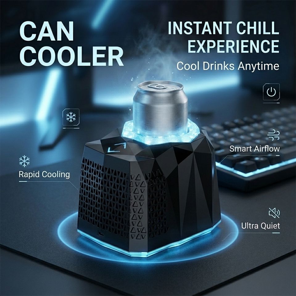 Mini Refrigerator Electric Summer Drink Cooler Machine para sa Office, Kusina, at Living Room