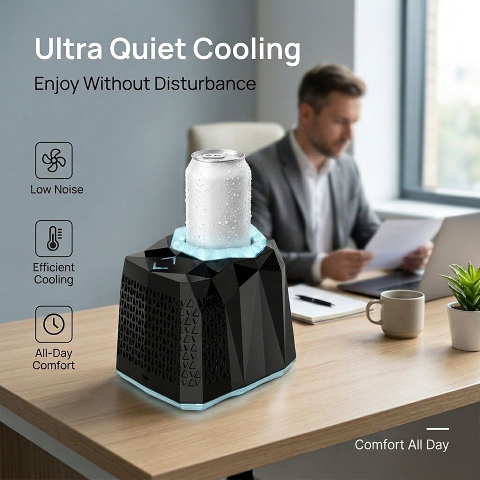 Mini Refrigerator Electric Summer Drink Cooler Machine para sa Office, Kusina, at Living Room