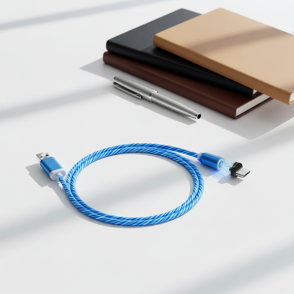 USB-C डेटा केबल 1 मीटर, 2A फास्ट चार्जिंग, TPE कवर, कार के लिए