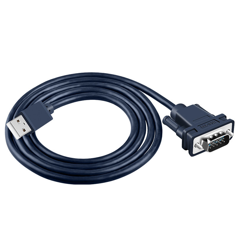1.2 मीटर USB 2.0 से RS232 सीरियल पोर्ट एडाप्टर, DB9 केबल (PVC आउटर कवर, टिनड कॉपर कंडक्टर)