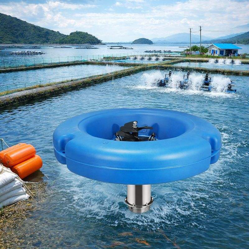 304 stainless steel air energy fish pond aerator 2kW high-efficiency commercial aquaculture aerator