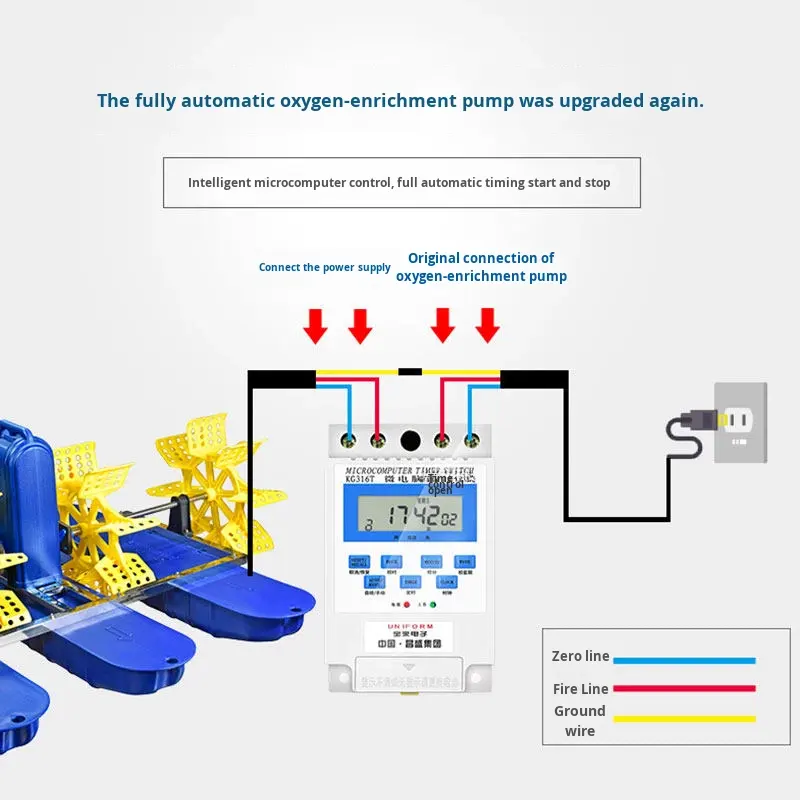220V/380V Multifunctional Waterwheel Oxygenator | Large Impeller Exposure Pump, Commercial Fish and Shrimp Aquaculture Oxygenator