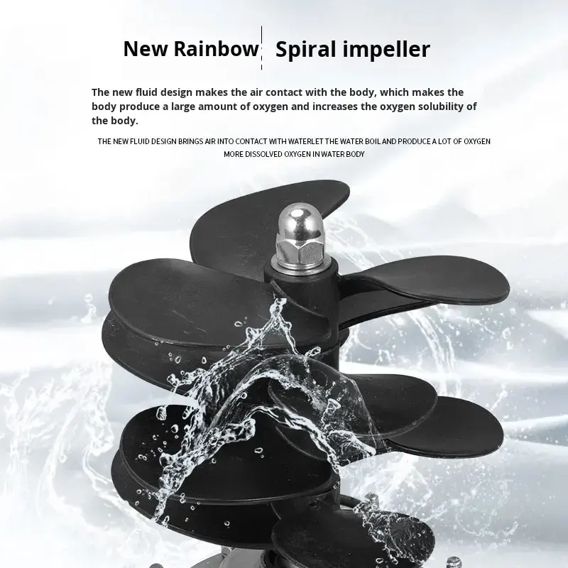 304 stainless steel air energy fish pond aerator 2kW high-efficiency commercial aquaculture aerator