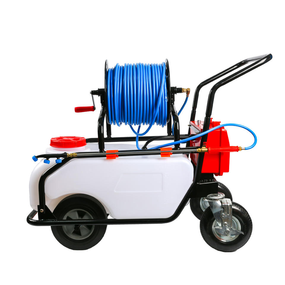 60L Battery Powered Sprayer with Wheels – Portable Electric Farm Sprayer