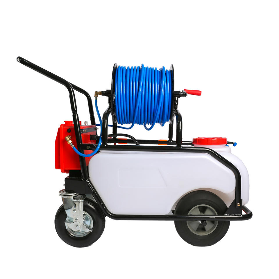 60L Battery Powered Sprayer with Wheels – Portable Electric Farm Sprayer