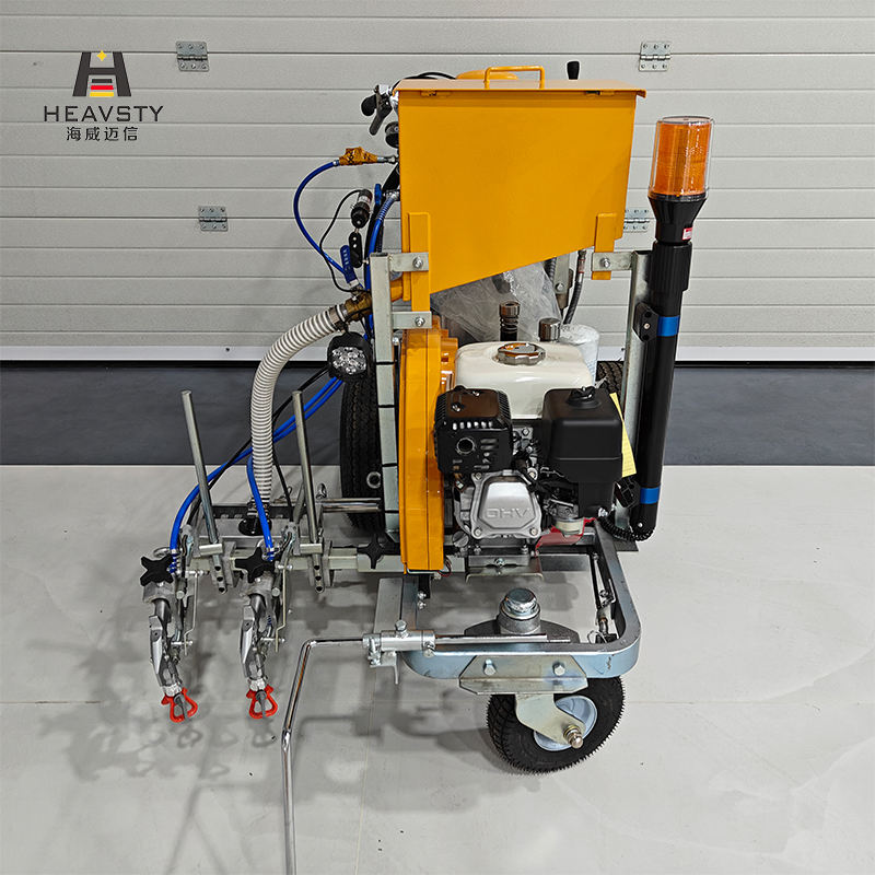 Heavy Duty Cold Paint 2-Gun Airless Line Striper MMA 2-Component Road Marking Machine