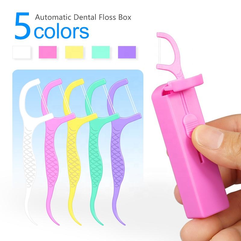 Waxed Dental Floss Picks for Braces - Gentle on Gums, Customizable