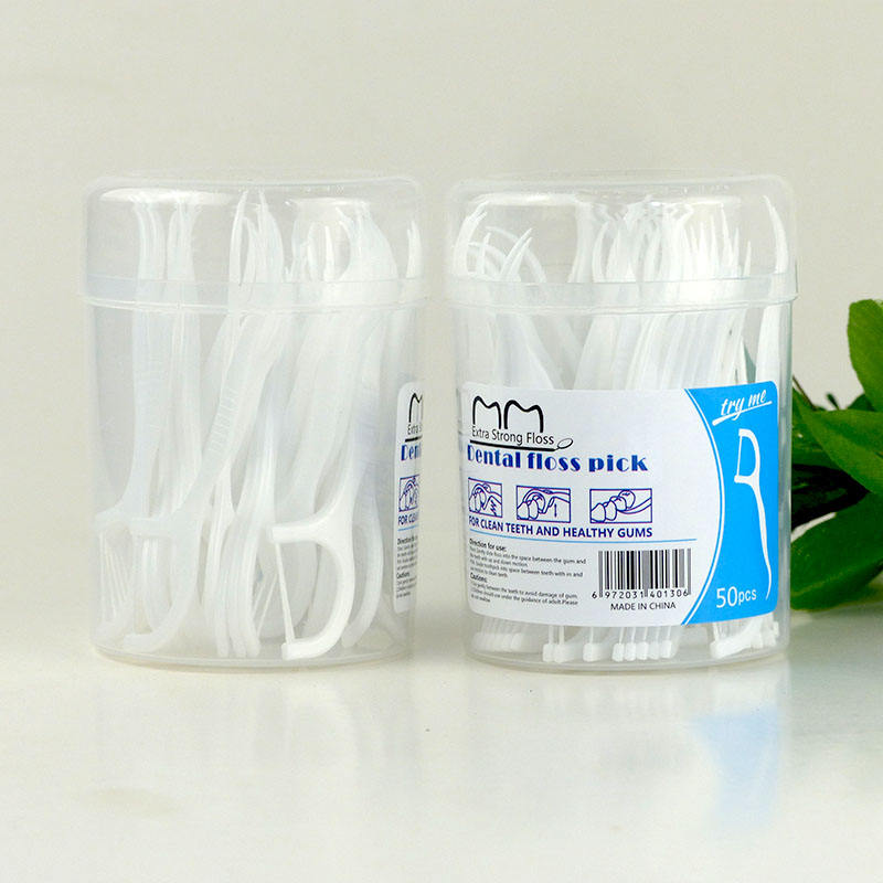 Custom Dental Floss Picks with Long PE Yarn & Easy Reach Box | Promotional Oral Hygiene Toothpicks
