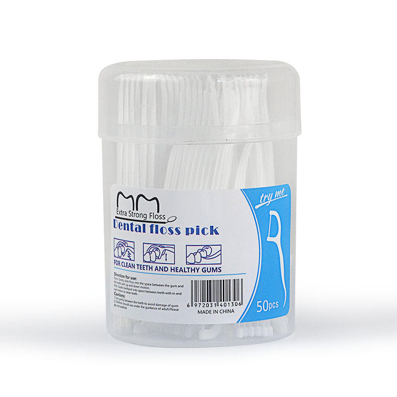 Custom Dental Floss Picks with Long PE Yarn & Easy Reach Box | Promotional Oral Hygiene Toothpicks