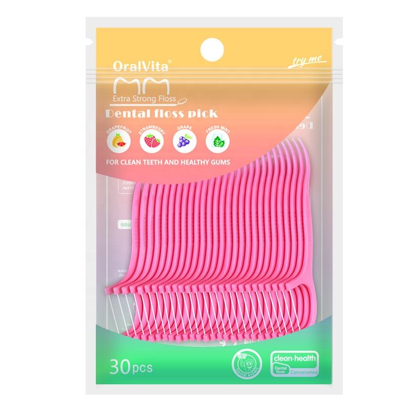 Custom Colorful Mint Flavored Dental Floss Picks – Bulk OEM Teeth Cleaners