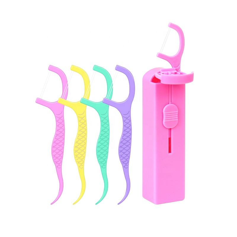 Waxed Dental Floss Picks for Braces - Gentle on Gums, Customizable