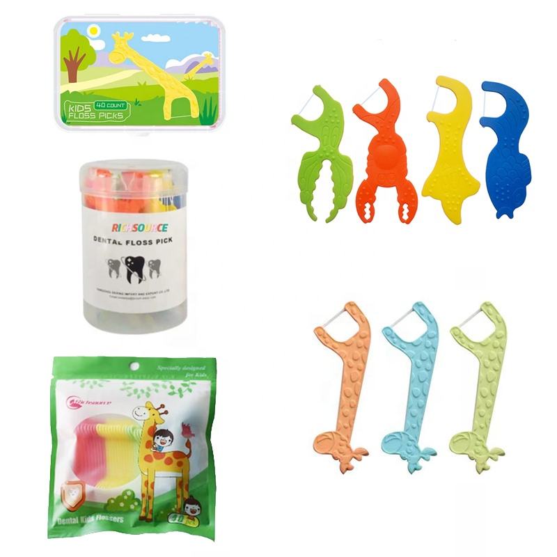 Kids Dental Floss Picks | Food-Grade PS & UHMWPE | Customizable