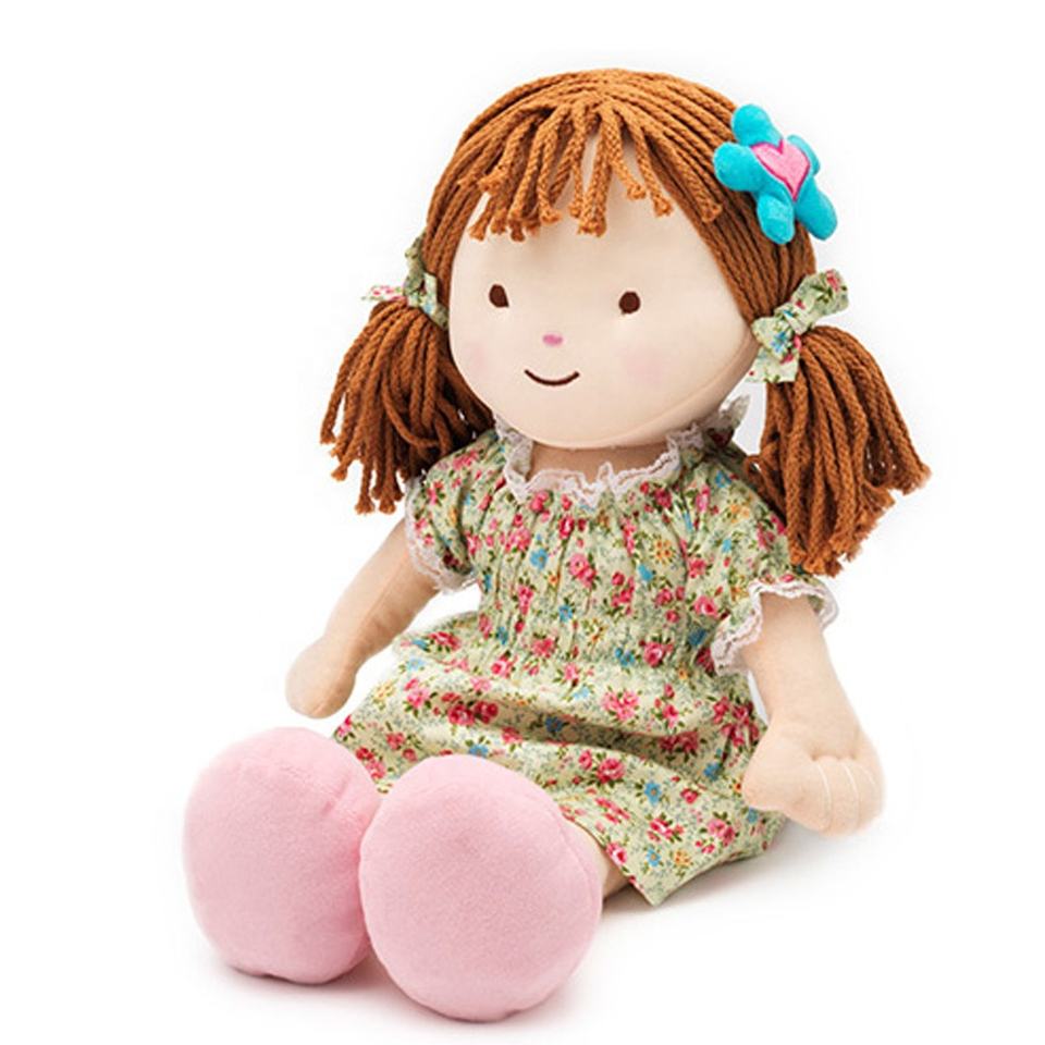 ICTI BSCI SEDEX Certified Custom Plush Rag Doll Soft Stuffed Toy