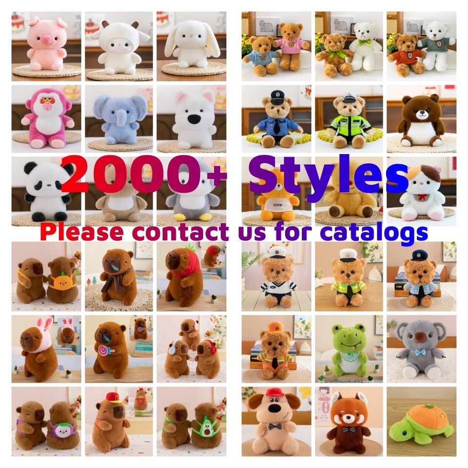 Durable Plush Stuffed Dog Toys | Soft Animal Dolls for Pets