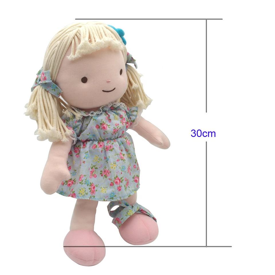 Handmade Rag Doll Fashion Doll Wholesale Plush Baby Dolls