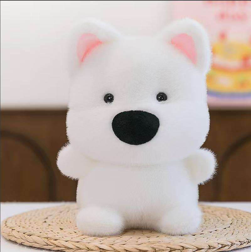 Durable Plush Stuffed Dog Toys | Soft Animal Dolls for Pets