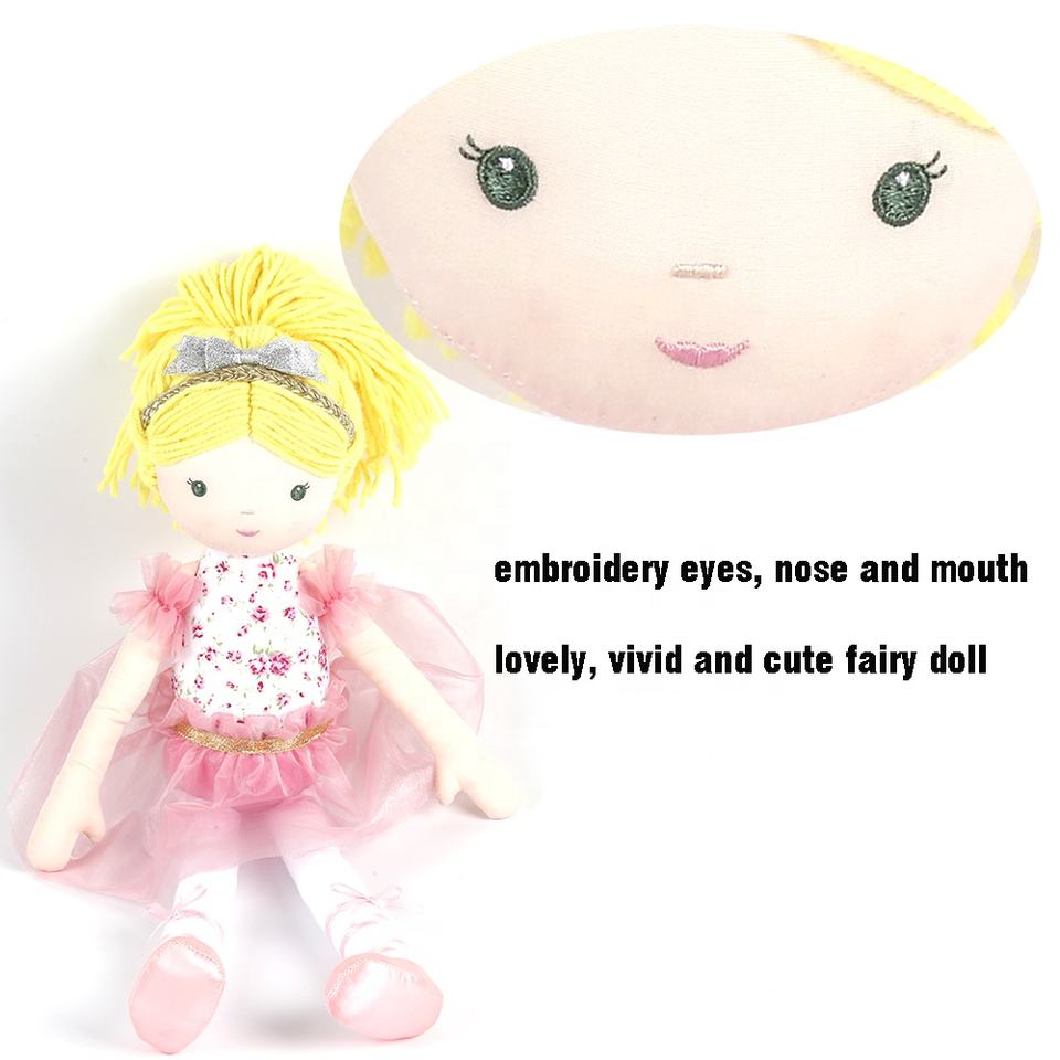 Custom Handmade Plush Fairy Doll | Soft Stuffed Toy for Kids & Gifts
