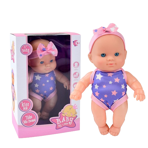 Lifelike Silicone Reborn Toddler Doll - Soft & Cute Newborn Baby Toy for Kids, Perfect Gift