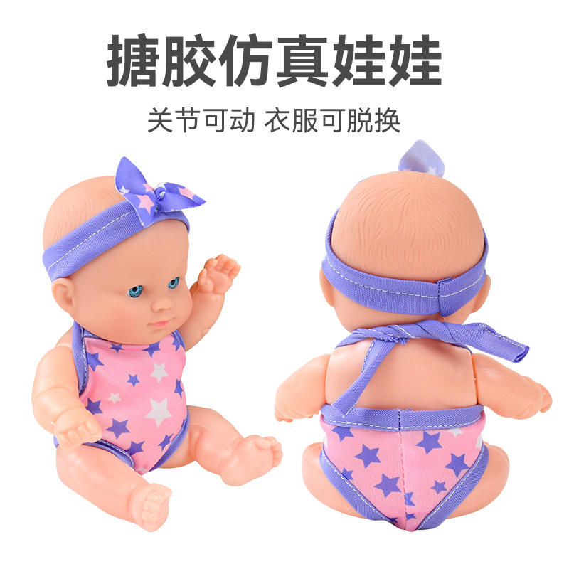 Lifelike Silicone Reborn Toddler Doll - Soft & Cute Newborn Baby Toy for Kids, Perfect Gift