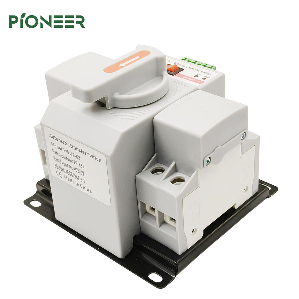 Dual Power Automatic Transfer Switch 63A 100A 125A Single Phase 2P ATS