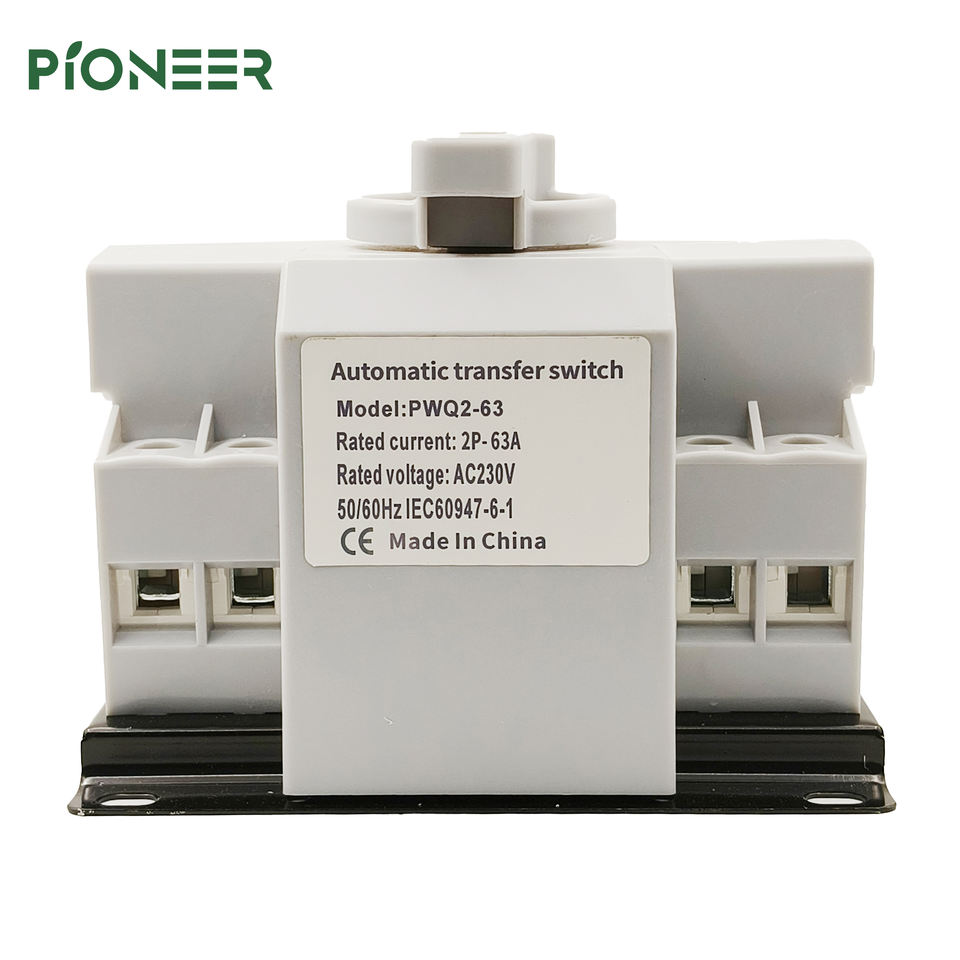 Dual Power Automatic Transfer Switch 63A 100A 125A Single Phase 2P ATS