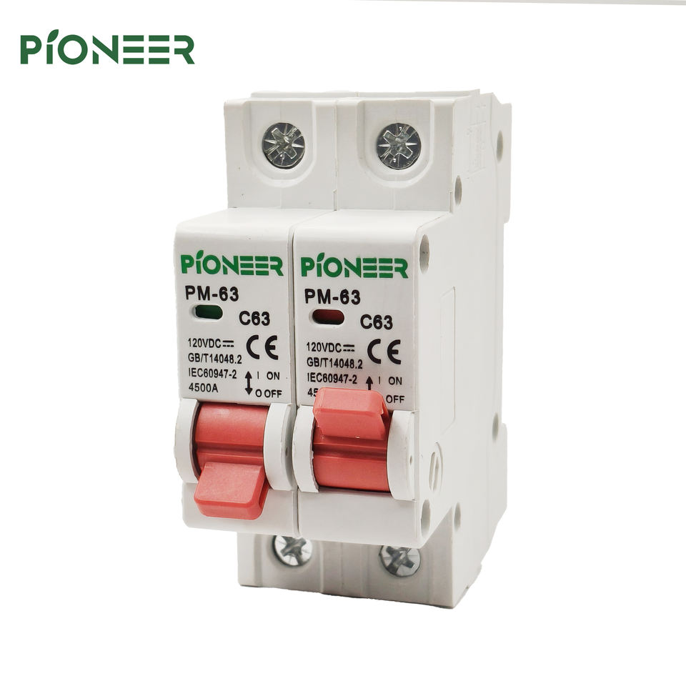 230V Manual Transfer Switch 63A-125A Interlock Dual Power DIN Rail PC Type