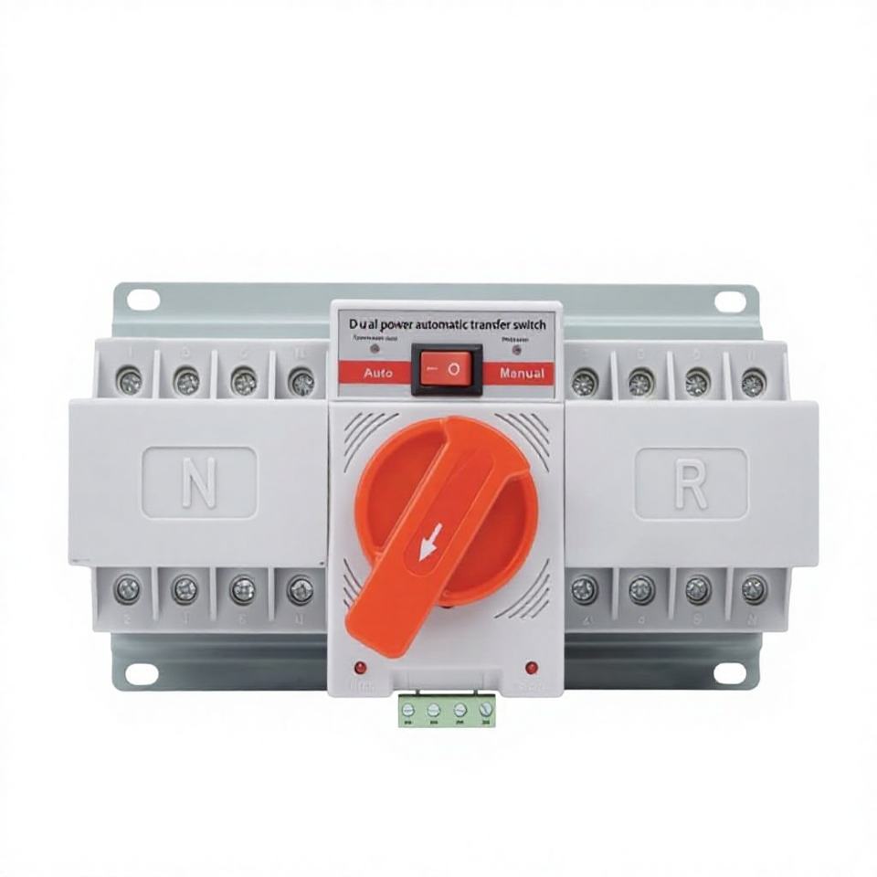 Dual Power Automatic Transfer Switch ATS 2P 4P 63A 220V CB Level