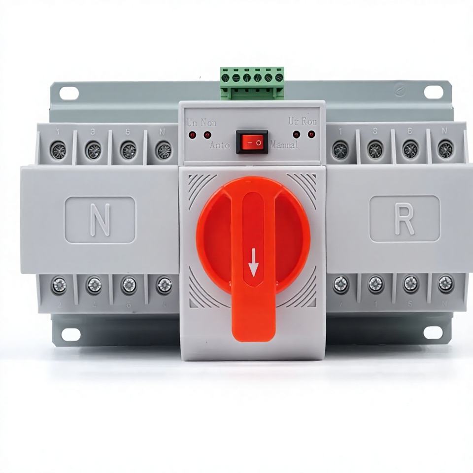 Dual Power Automatic Transfer Switch 2P/3P/4P Mini Household 220V/380V