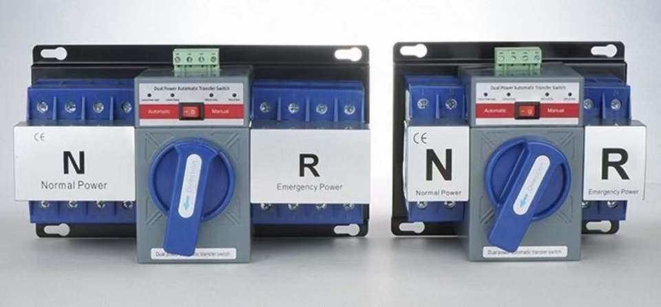 Dual Power Automatic Transfer Switch 2P 63A 230V Solar Grid Switch