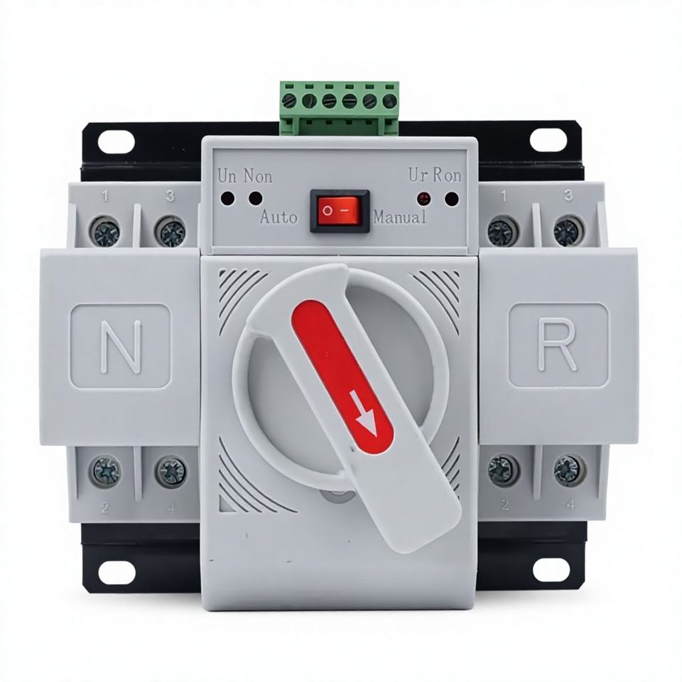Dual Power Automatic Transfer Switch 2P/3P/4P Mini Household 220V/380V