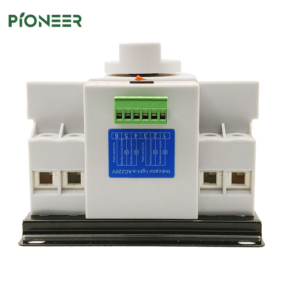 Dual Power Automatic Transfer Switch 63A 100A 125A Single Phase 2P ATS