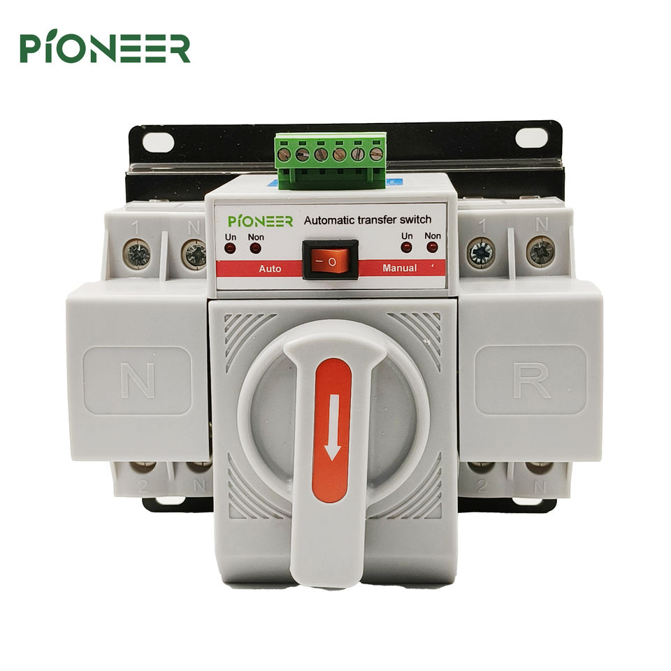 Dual Power Automatic Transfer Switch 63A 100A 125A Single Phase 2P ATS