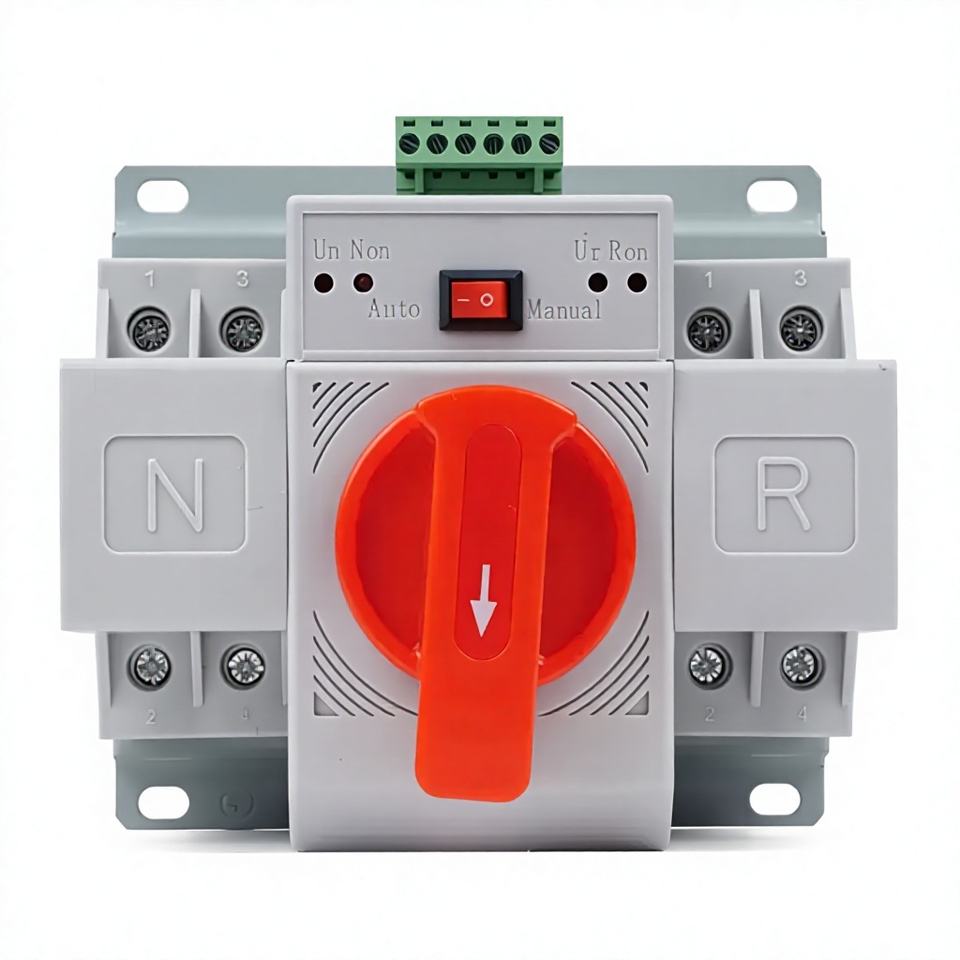 Dual Power Automatic Transfer Switch 2P/3P/4P Mini Household 220V/380V