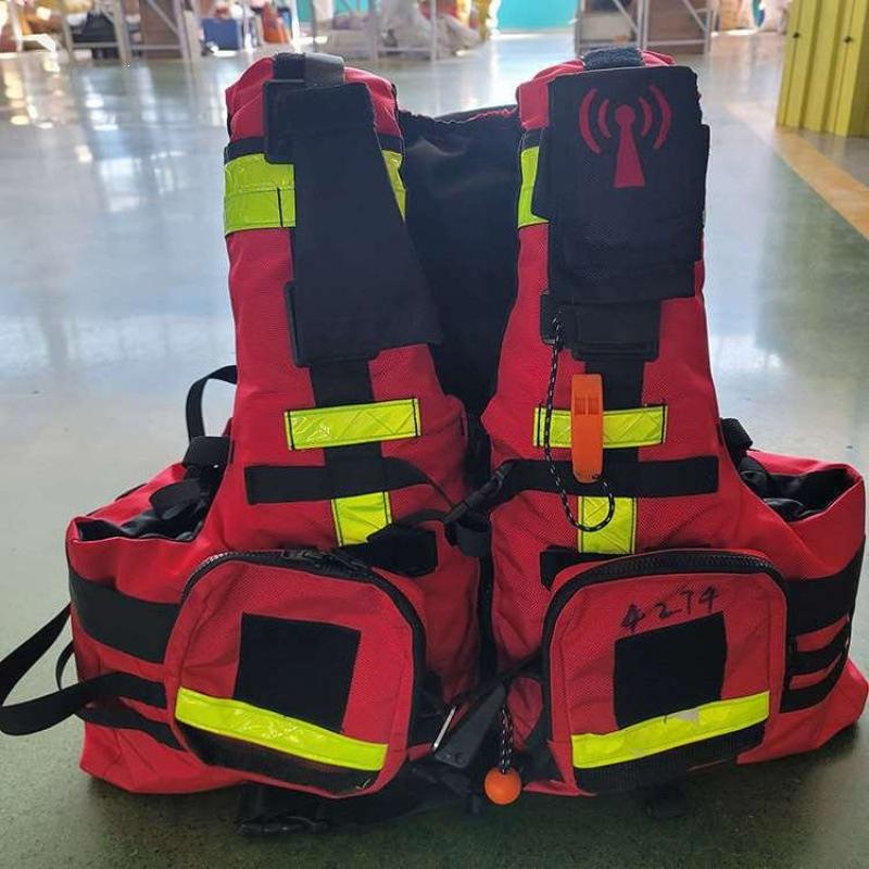 Heavy-Duty Whitewater Life Jacket | Portable Flood Rescue Vest