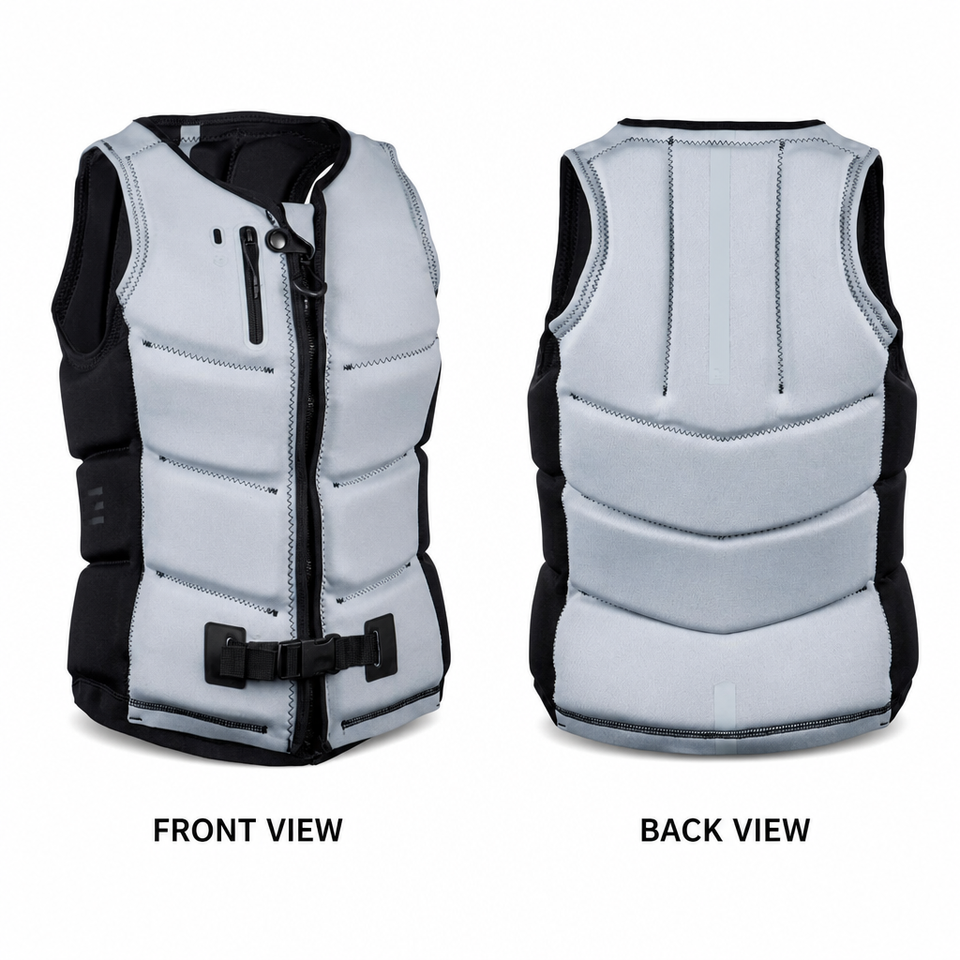Premium Neoprene Adult Life Jacket | Custom Logo Swim Vest for Water Sports