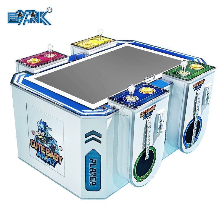 4-Player Coin-Operated Crazy Snake Arcade Game Machine for Amusement Parks