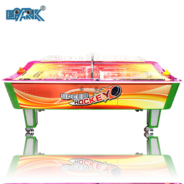 Curved-Rail Coin-Operated Air Hockey Table | Commercial Arcade Game