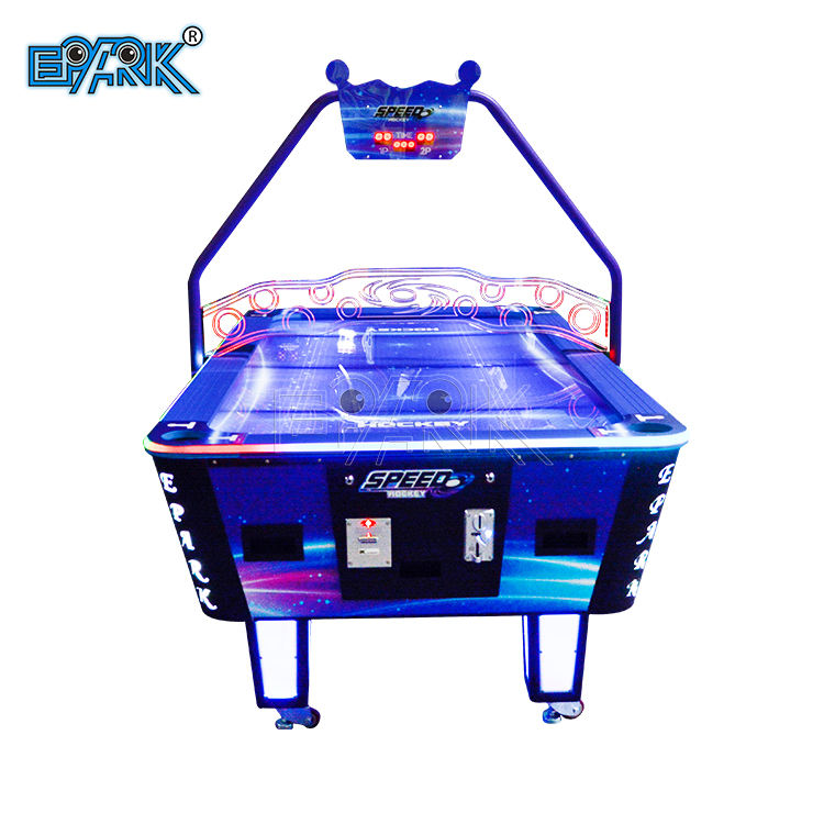 Coin-Operated Air Hockey Table with Electronic Scorer | Commercial Arcade Cabinet