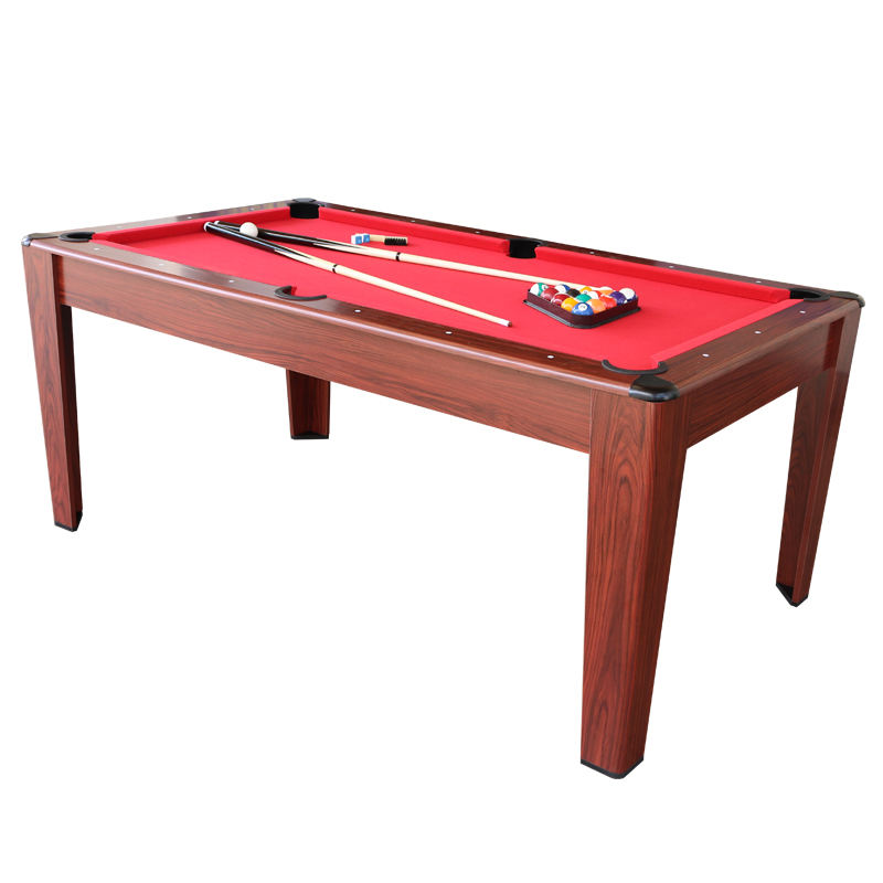 Minimalist 6ft Indoor Snooker Pool Table with MDF Cushion & PVC Pocket