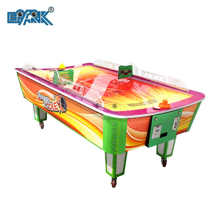Curved-Rail Coin-Operated Air Hockey Table | Commercial Arcade Game