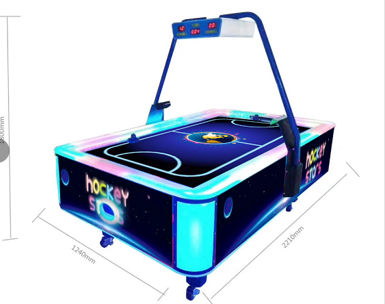 Coin-Operated Arcade Air Hockey Game Machine | Metal Construction | 1-Year Warranty
