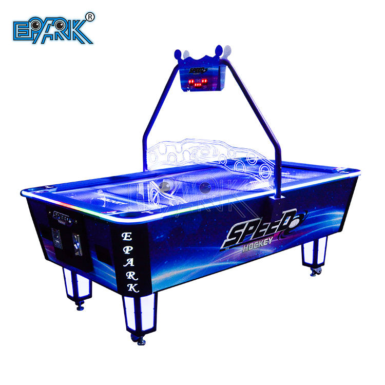 Coin-Operated Air Hockey Table with Electronic Scorer | Commercial Arcade Cabinet