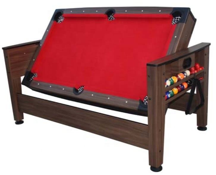 6ft 2-in-1 Air Hockey & Billiard Game Table | Wooden Indoor Multi-Game Table