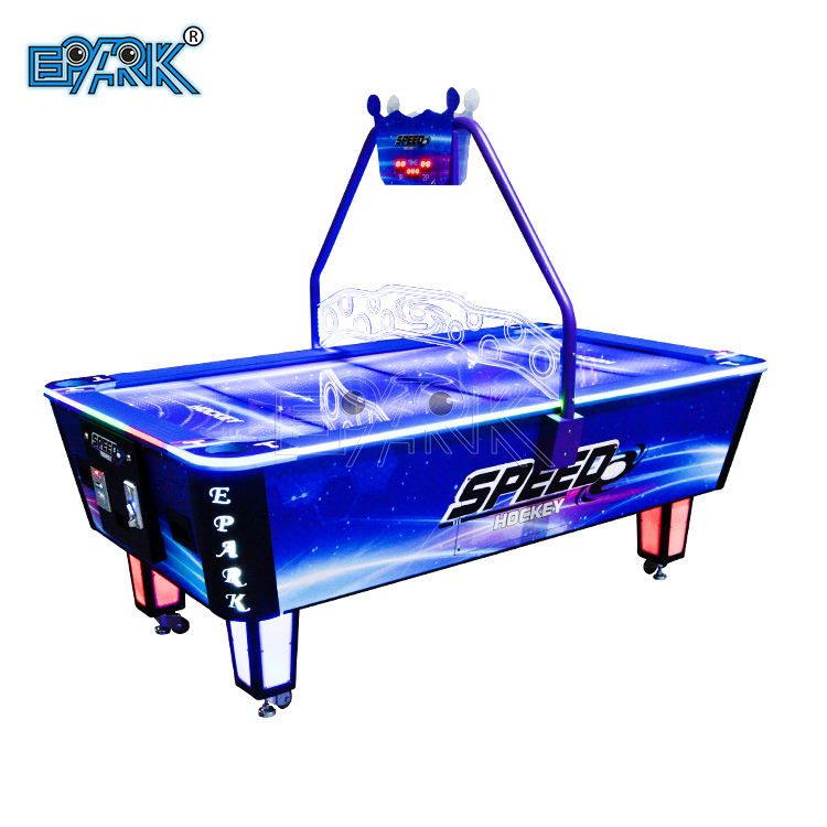 Coin-Operated Air Hockey Table with Electronic Scorer | Commercial Arcade Cabinet
