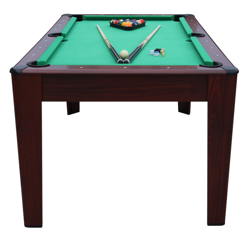 Minimalist 6ft Indoor Snooker Pool Table with MDF Cushion & PVC Pocket