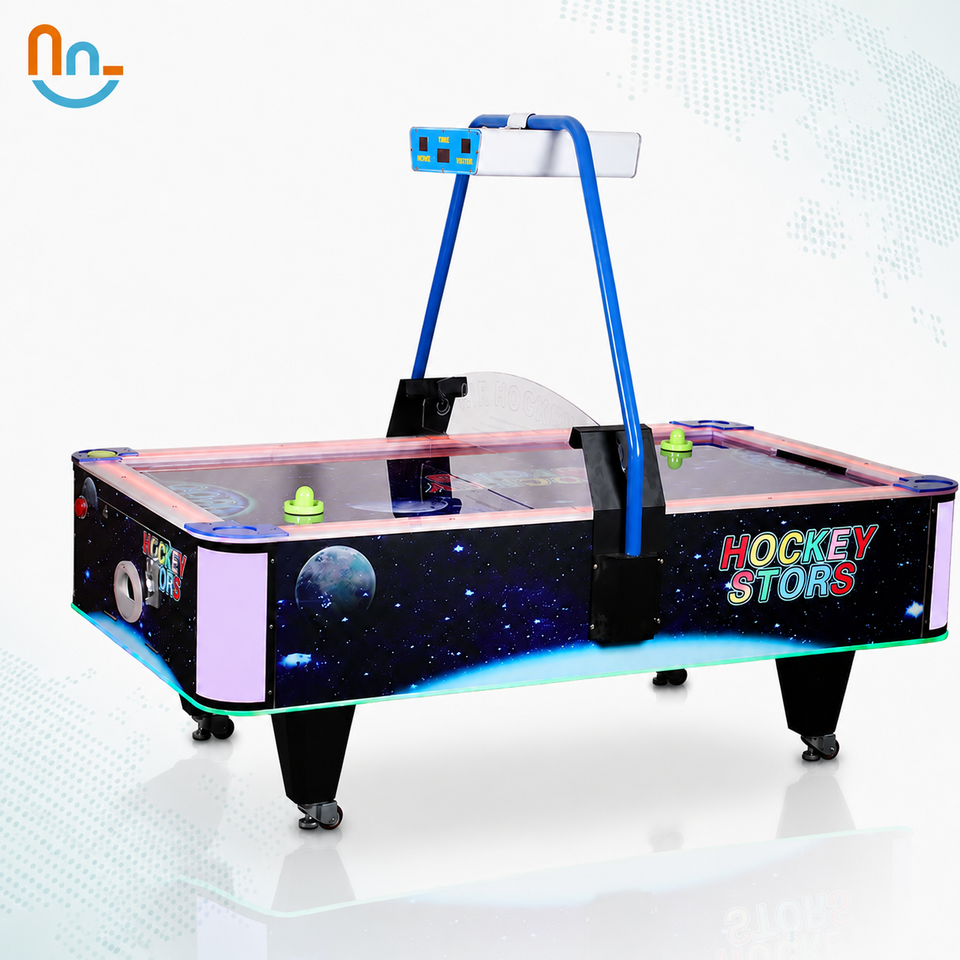 Rotating Star Coin-Operated Air Hockey Arcade Machine