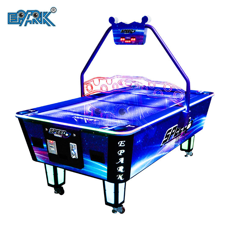 Coin-Operated Air Hockey Table with Electronic Scorer | Commercial Arcade Cabinet