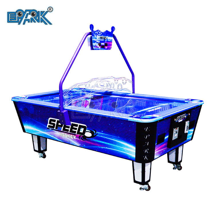 Coin-Operated Air Hockey Table with Electronic Scorer | Commercial Arcade Cabinet
