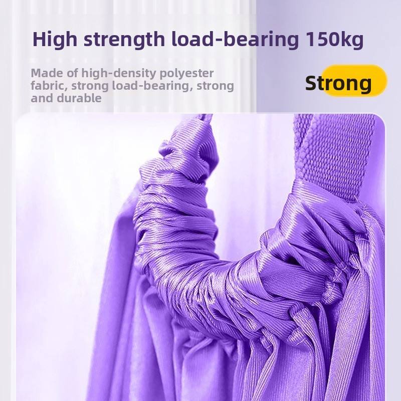 Aerial Yoga Hammock & Backbending Trainer | Door-Mounted Inversion Stretch Kit 3