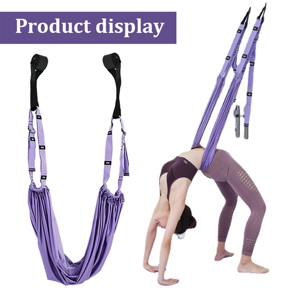 Premium Yoga Hammock with Customizable Logo - Nylon/Cotton, Soft & Durable 2